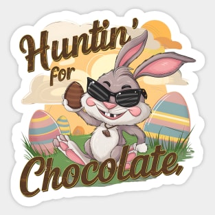 Chocolate Bunny Sticker